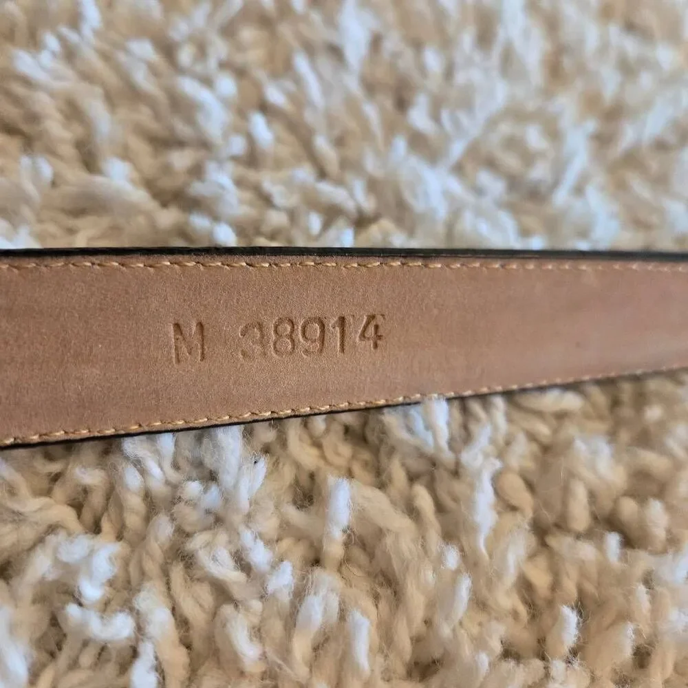 Brighton Dark Green Leather Belt  Medium